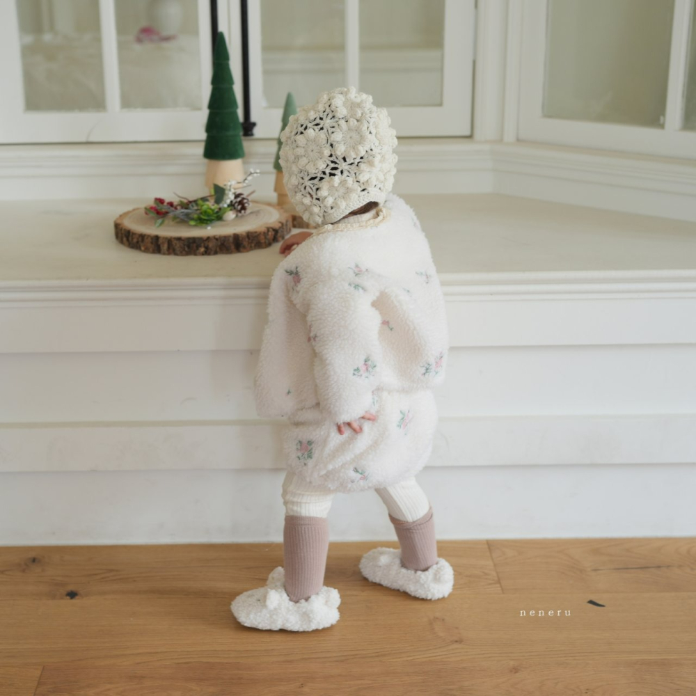 Neneru 屁屁褲 네네루 플라워자수덤블블루머-細節圖2