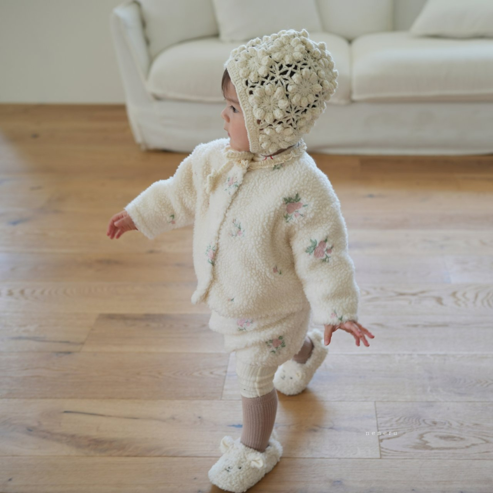 Neneru 屁屁褲 네네루 플라워자수덤블블루머-細節圖4