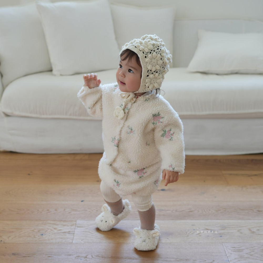 Neneru 屁屁褲 네네루 플라워자수덤블블루머-細節圖5