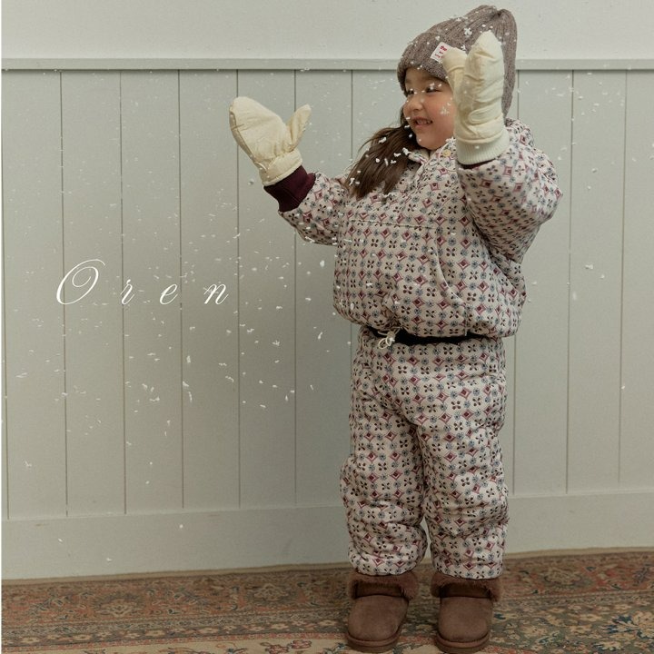 Oren 滑雪套裝 上下  네쥬도르패딩스키복-細節圖2