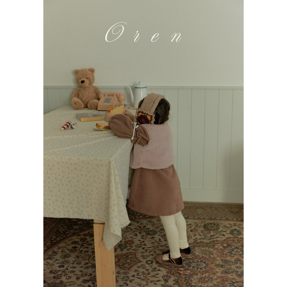 Oren 洋裝 오렌 베로나자수원피스키즈-細節圖3