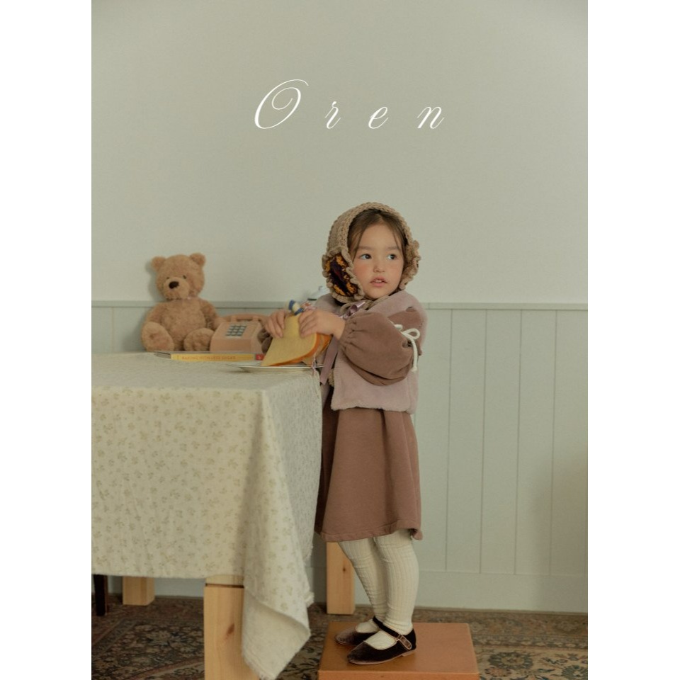 Oren 洋裝 오렌 베로나자수원피스키즈-細節圖5