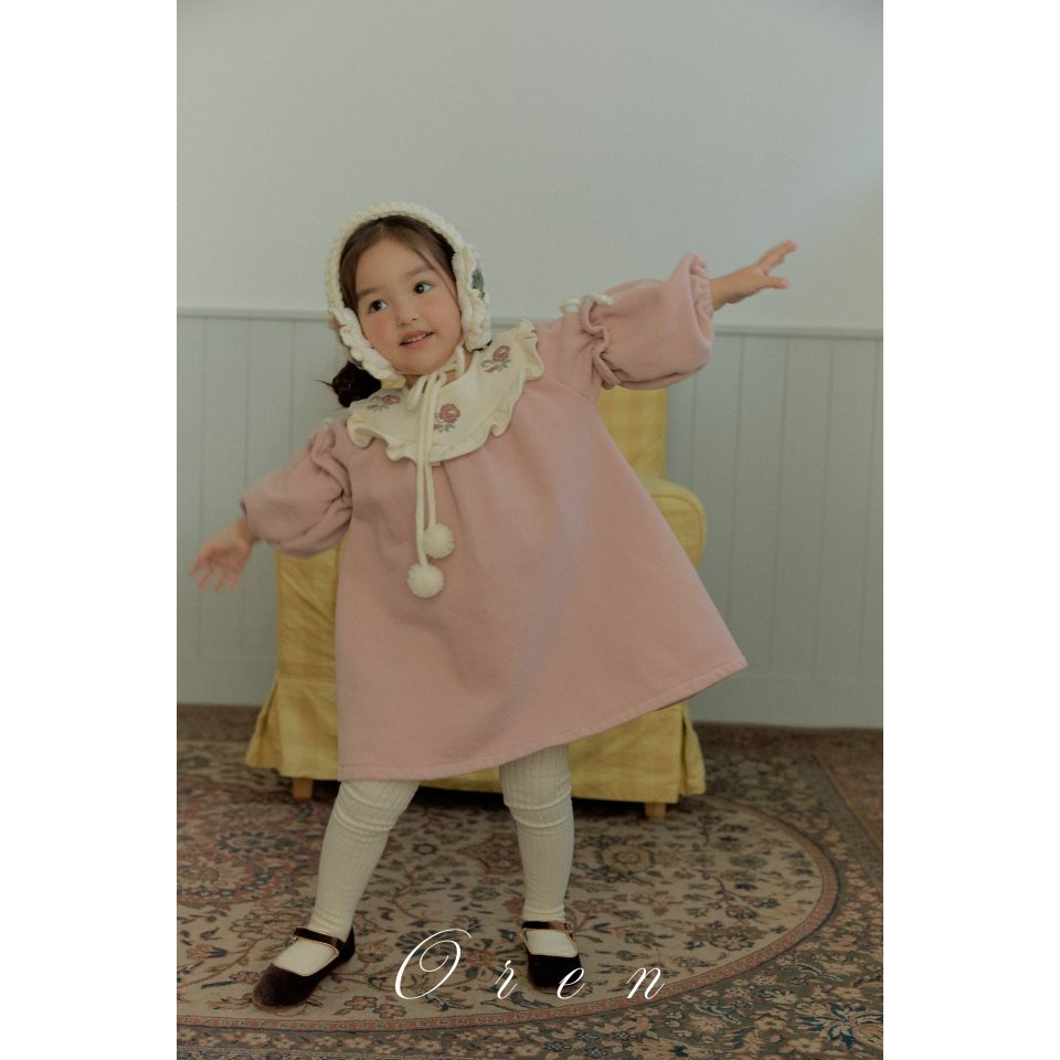 Oren 洋裝 오렌 베로나자수원피스키즈-細節圖8