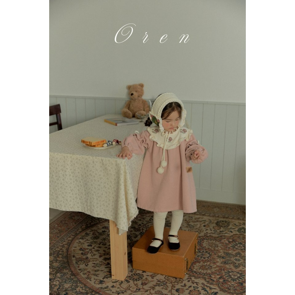 Oren 洋裝 오렌 베로나자수원피스키즈-細節圖9