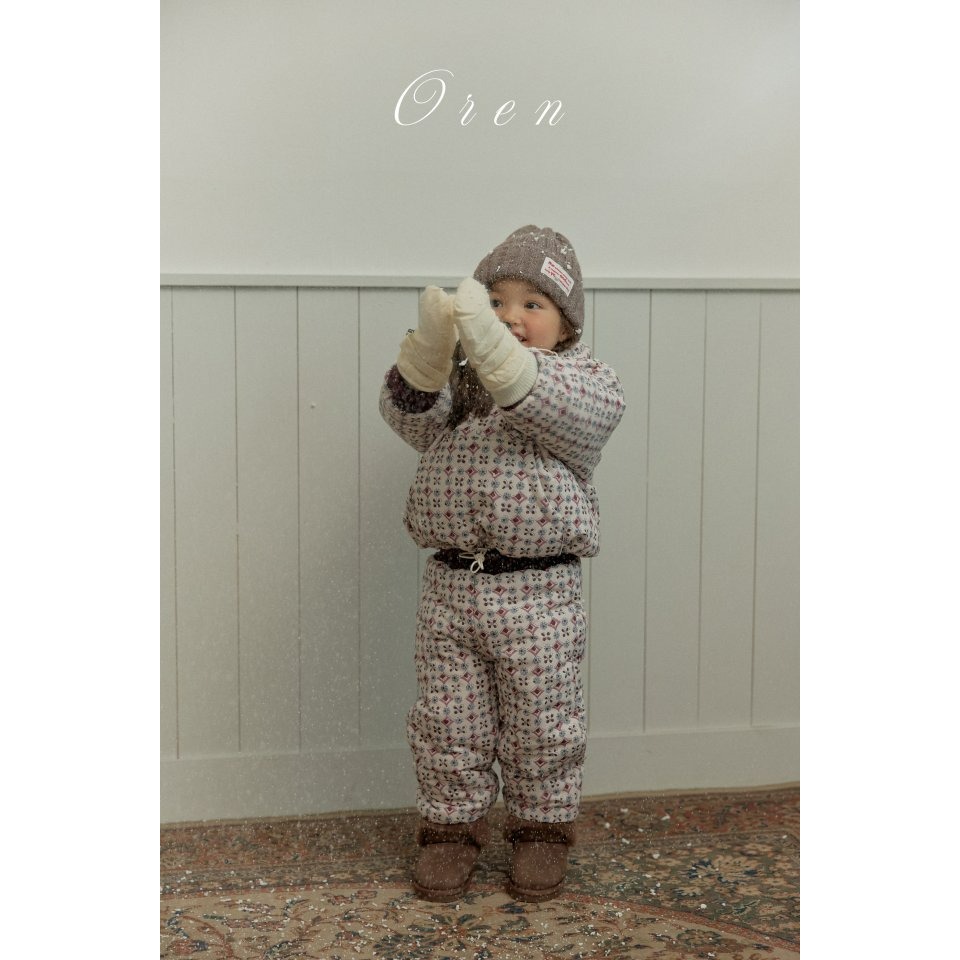 Oren 手套 오렌 아발론패딩장갑-細節圖10