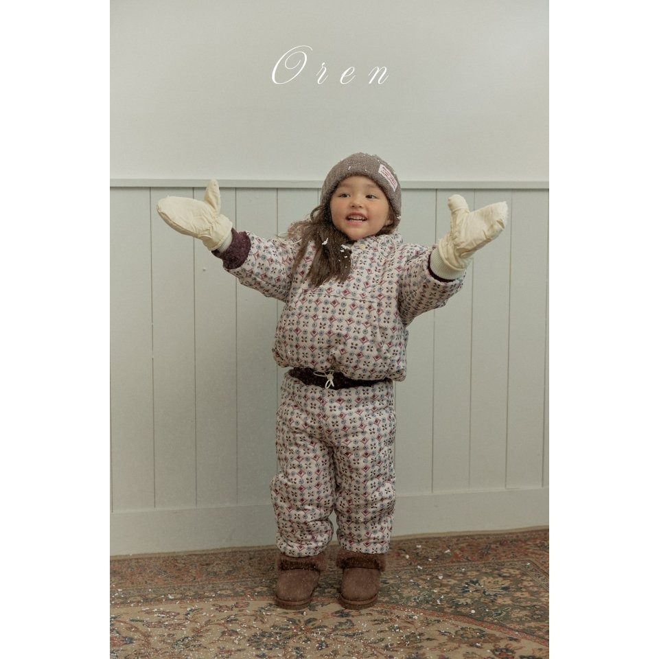 Oren 手套 오렌 아발론패딩장갑-細節圖11