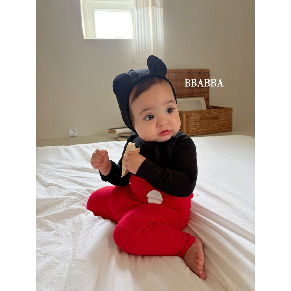 BBABBA 米奇套裝(不含帽) 빠빠 마우스상하-細節圖2
