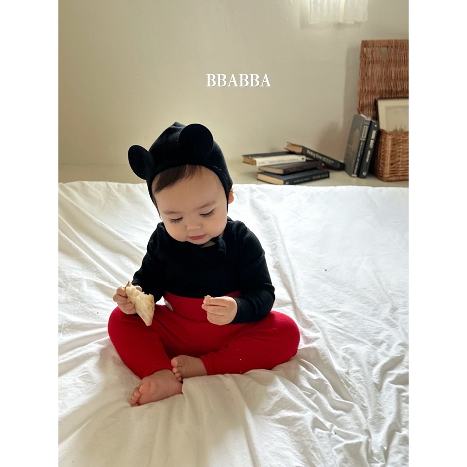 BBABBA 米奇套裝(不含帽) 빠빠 마우스상하-細節圖3