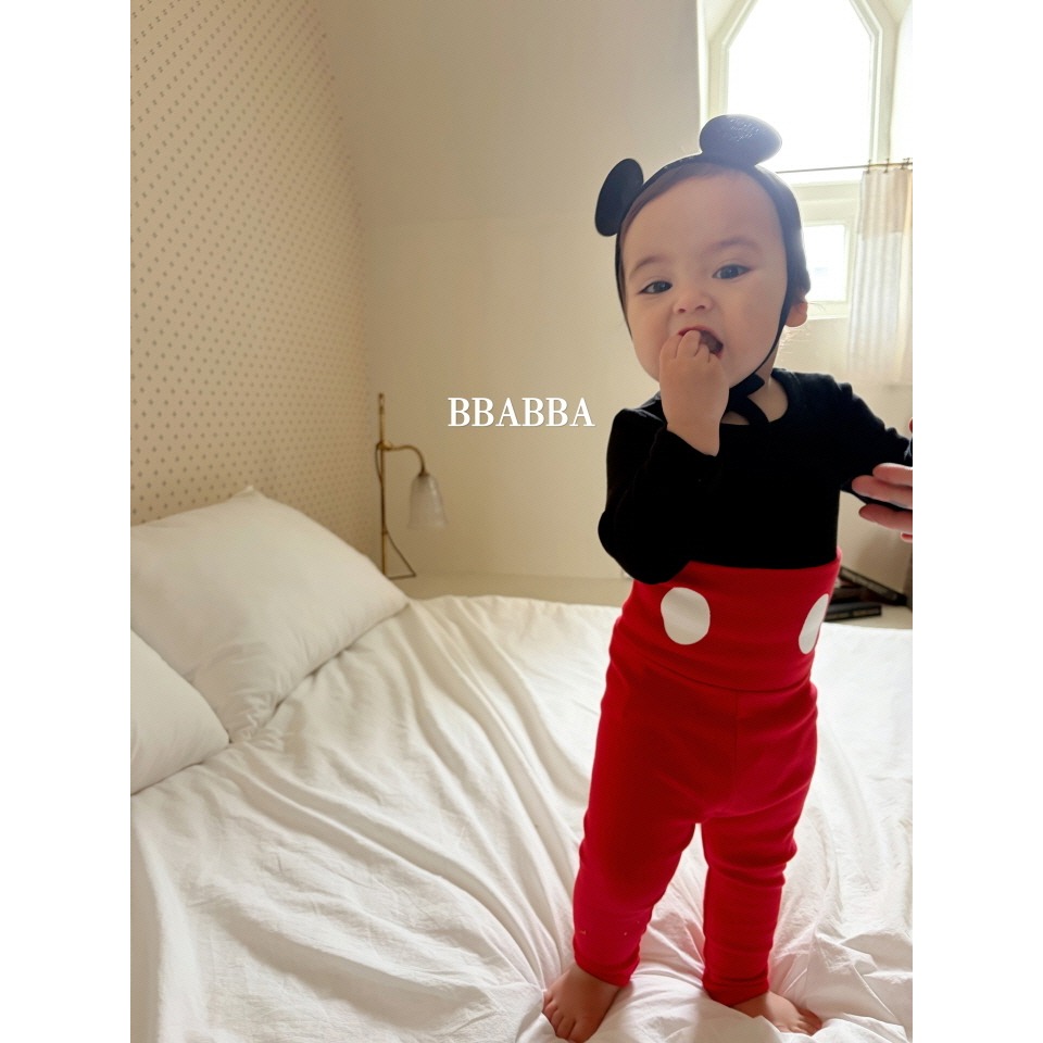 BBABBA 米奇 帽子 빠빠 마우스보넷-細節圖2