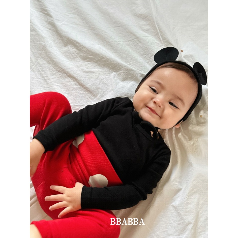 BBABBA 米奇 帽子 빠빠 마우스보넷-細節圖3
