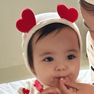 BBABBA 愛心 帽子 빠빠 럽미보넷-細節圖2