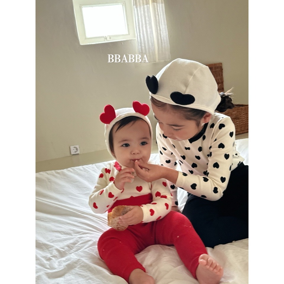 BBABBA 愛心 帽子 빠빠 럽미보넷-細節圖3