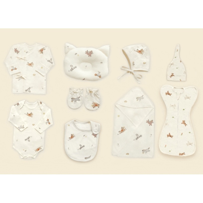 韓國製 IKIY 이키 馬年新生兒防抓手套-細節圖2