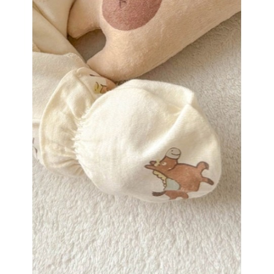 韓國製 IKIY 이키 馬年新生兒防抓手套-細節圖5