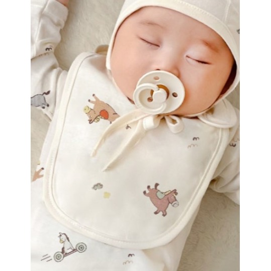 韓國製 IKIY 이키 馬年圍兜-細節圖2