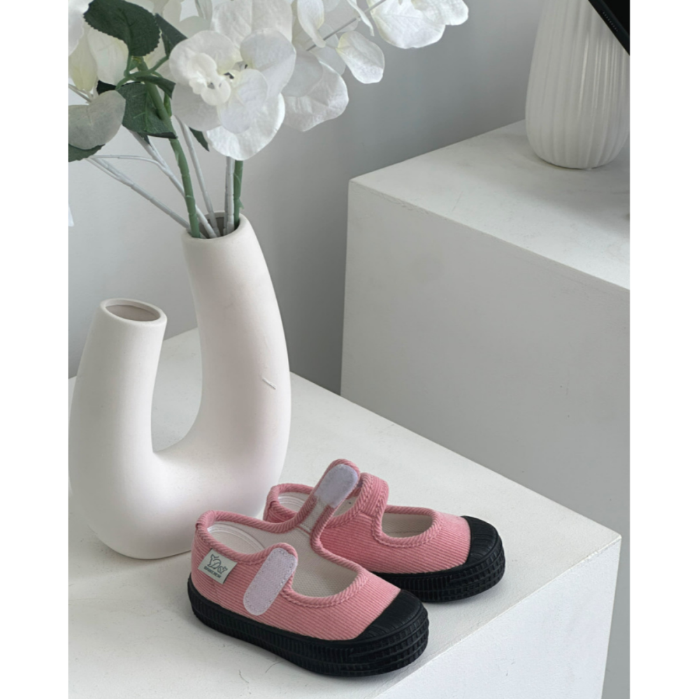 Bebecrew 鞋子 베베크루 블랙핑쿠 삑삑이 신발-細節圖2