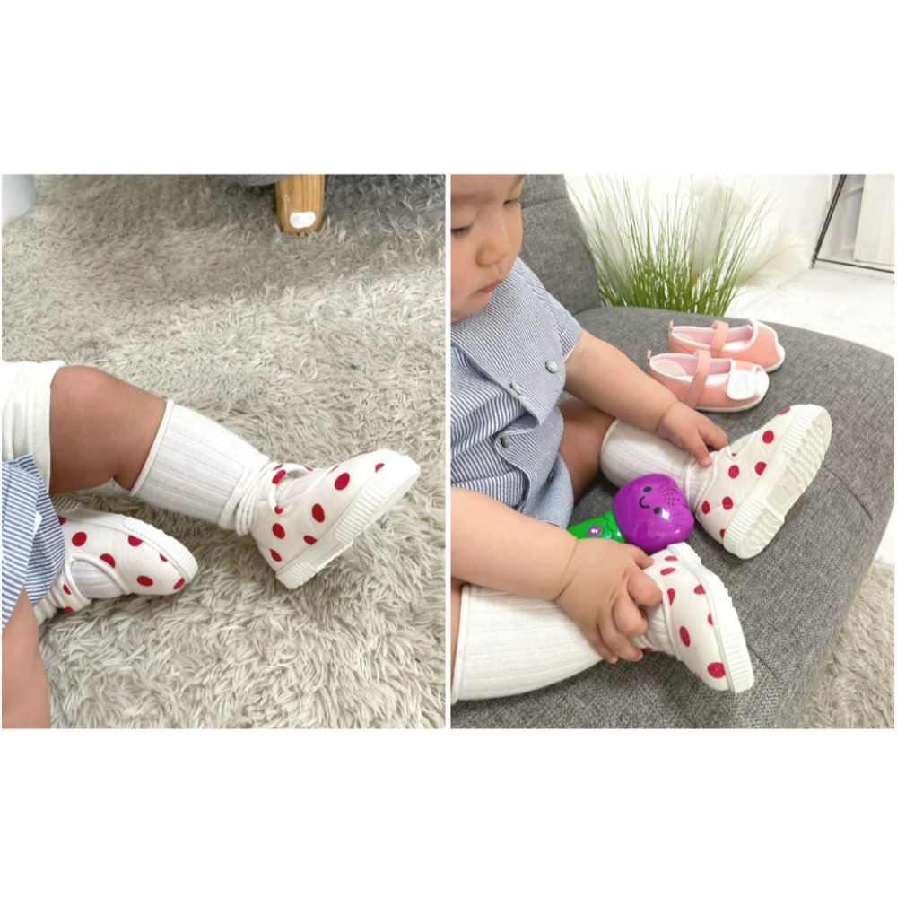 Bebecrew 鞋子 베베크루 땡땡이-細節圖9