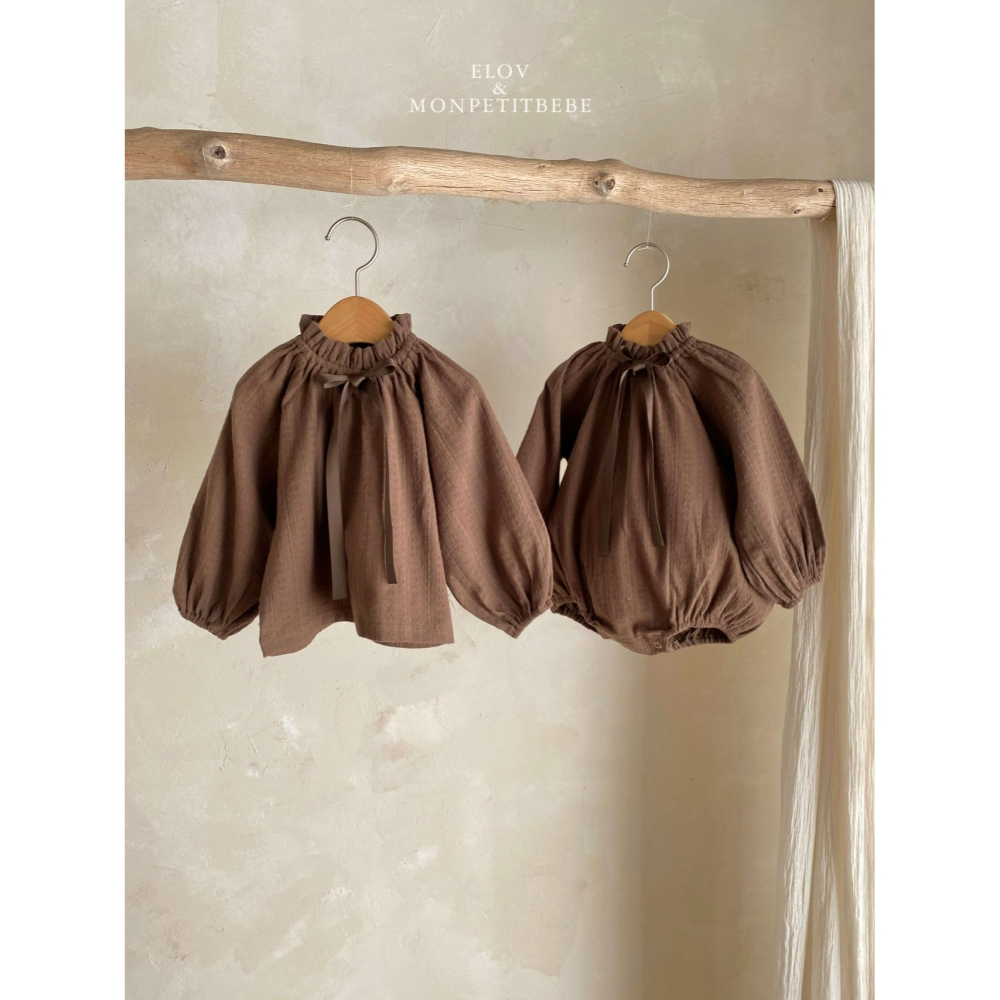 Monpetitbebe 包屁衣 몽쁘띠베베 베이즈슈트(단색)-細節圖2