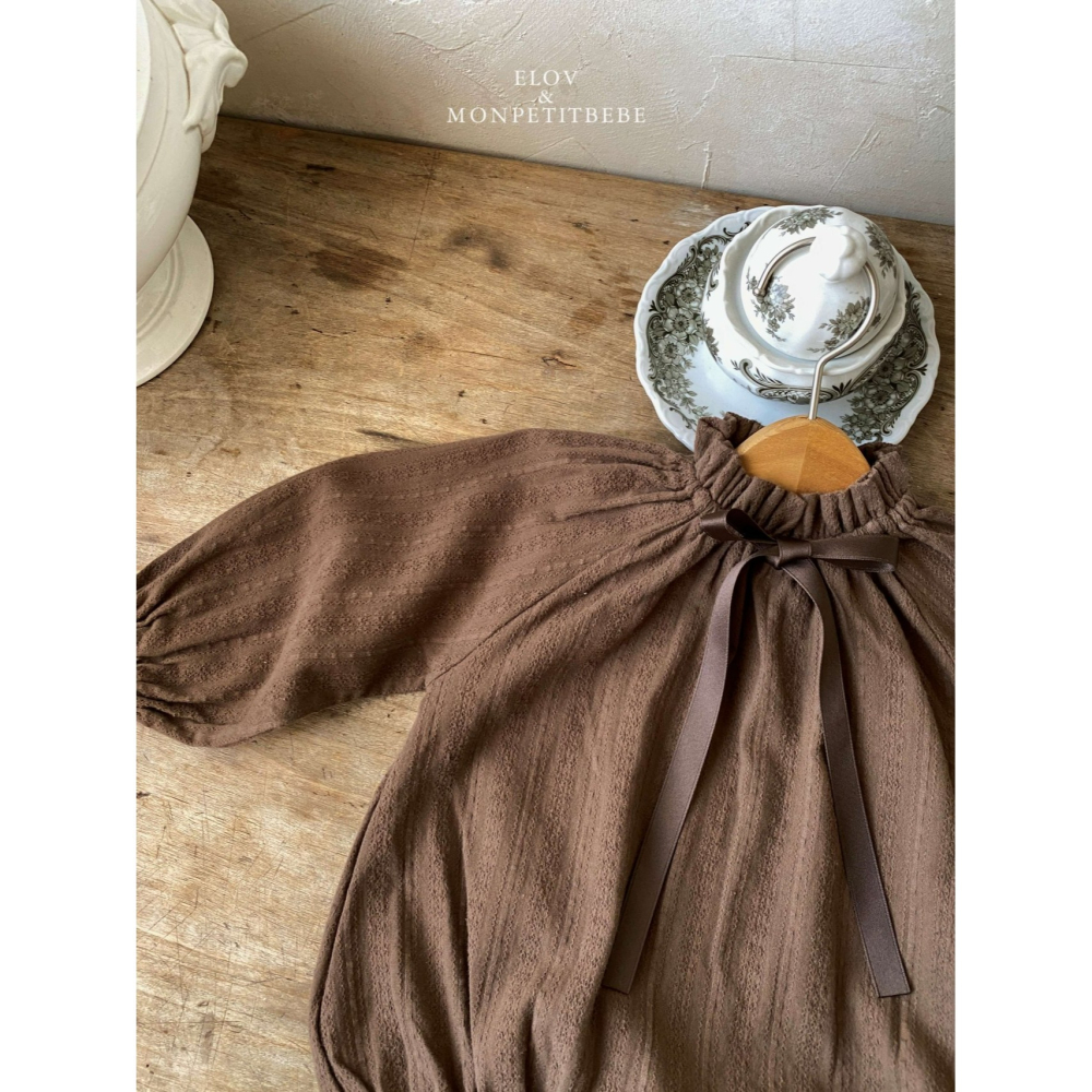 Monpetitbebe 包屁衣 몽쁘띠베베 베이즈슈트(단색)-細節圖3