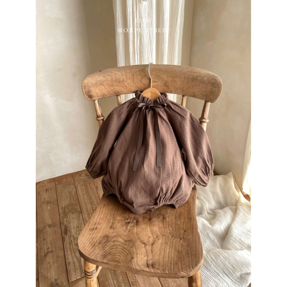 Monpetitbebe 包屁衣 몽쁘띠베베 베이즈슈트(단색)-細節圖8