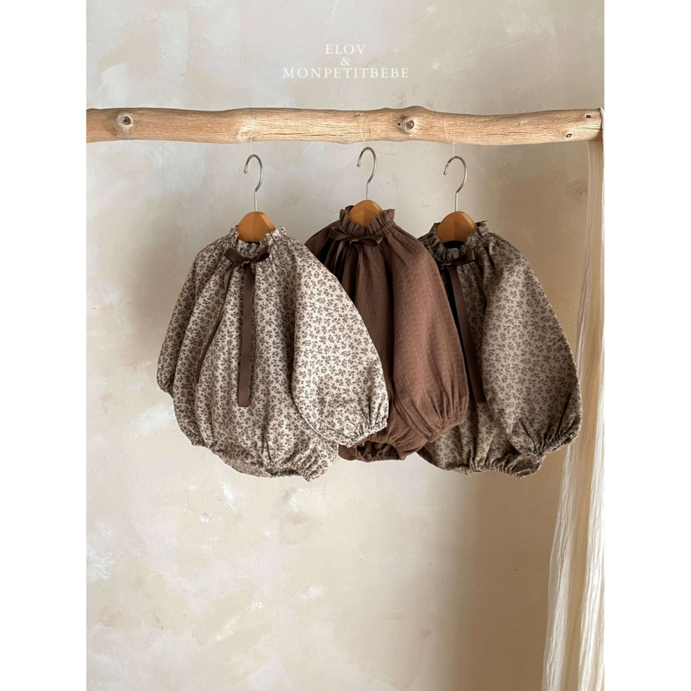 Monpetitbebe 包屁衣 몽쁘띠베베 베이즈슈트(단색)-細節圖9