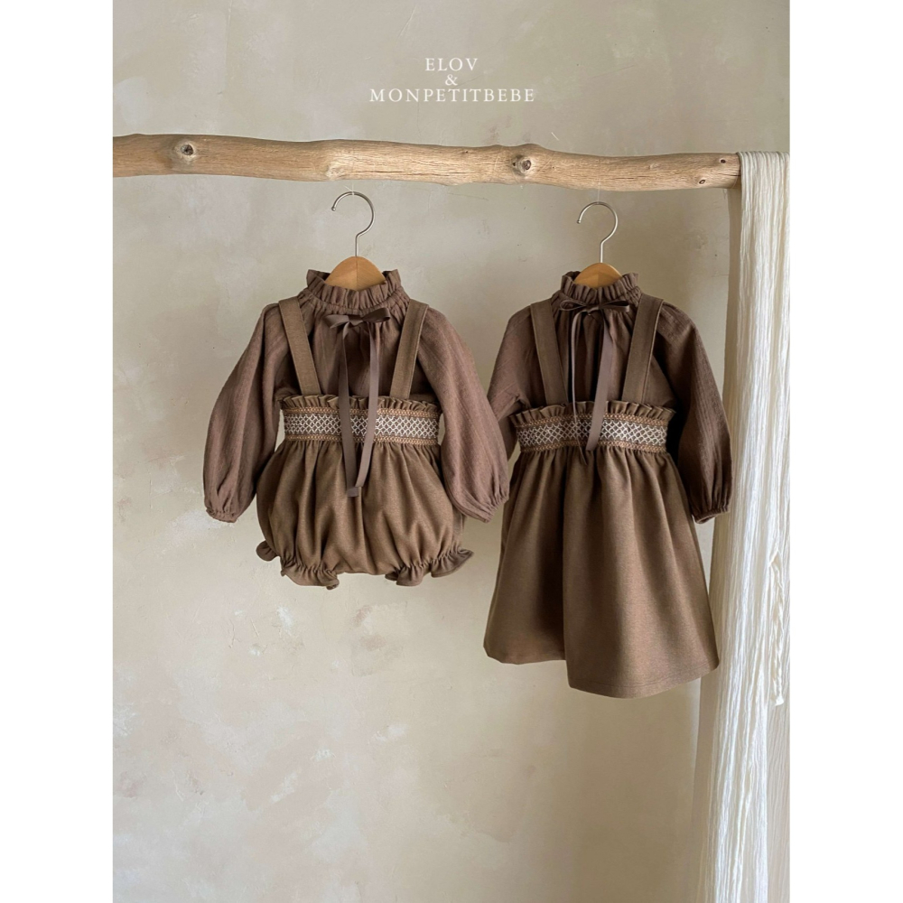 Monpetitbebe 上衣 몽쁘띠베베 베이즈블라우스(단색)-細節圖2