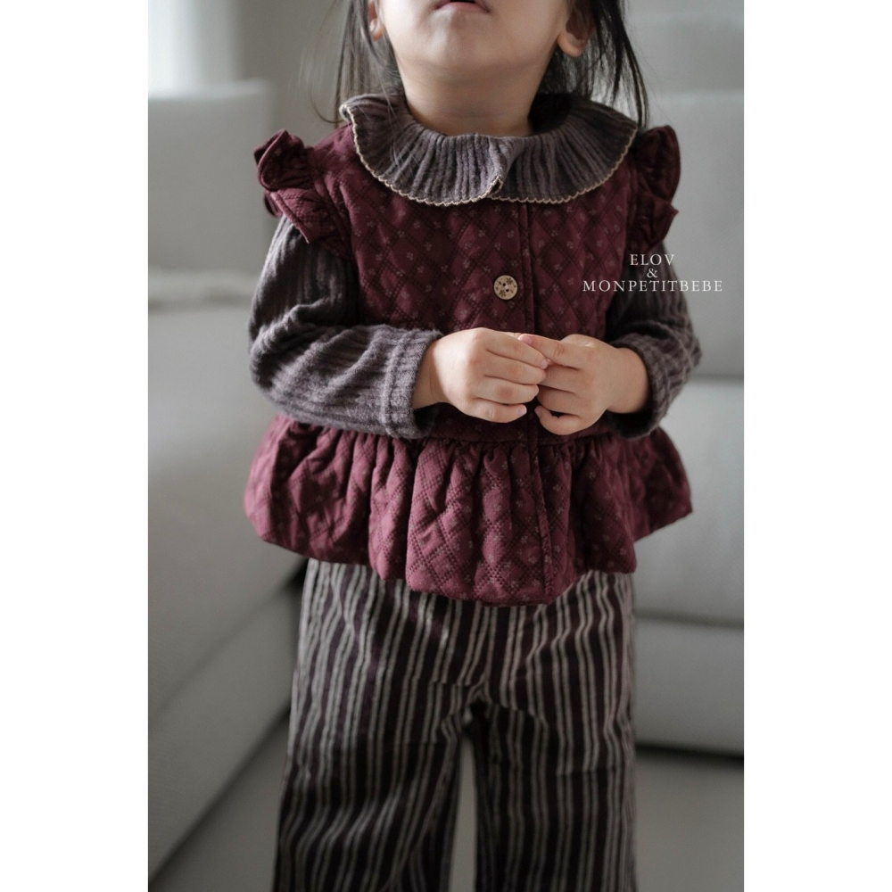 Monpetitbebe 上衣 몽쁘띠베베 루안느프릴티-細節圖4