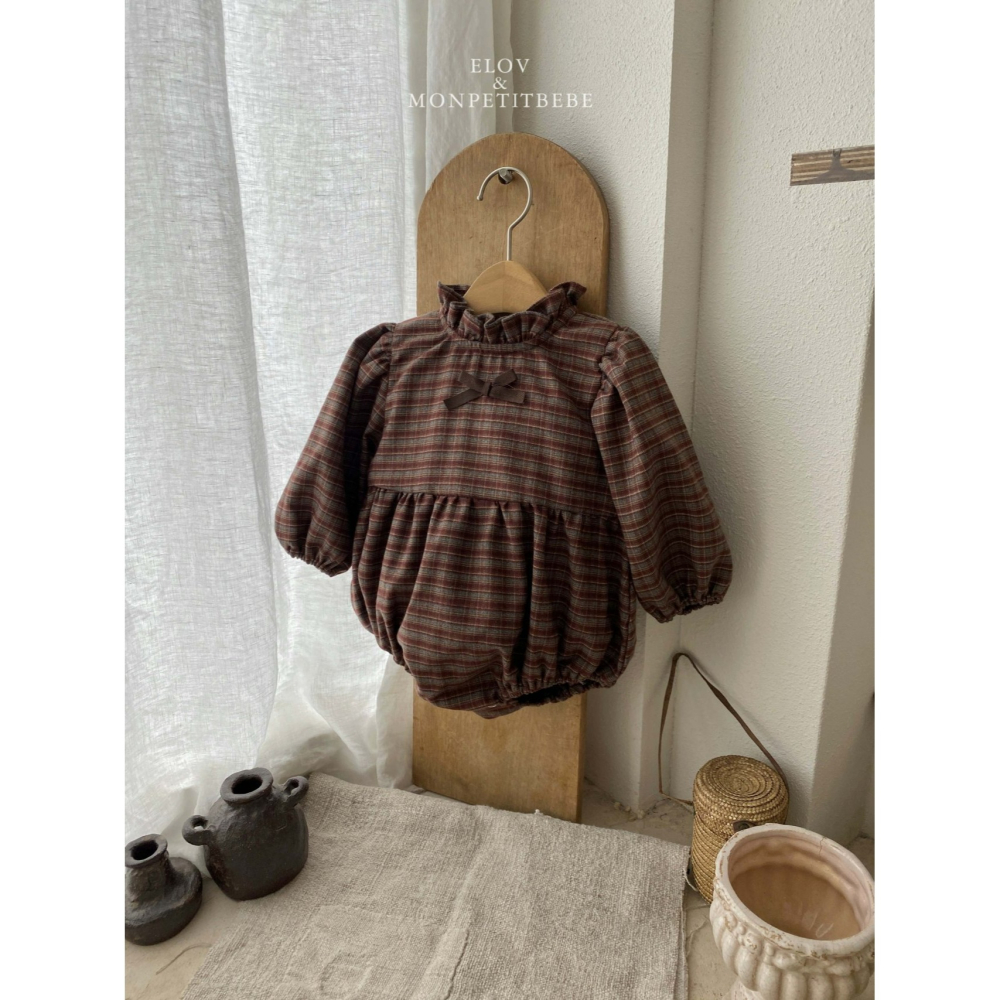 Monpetitbebe 包屁衣 몽쁘띠베베 몽드리본슈트-細節圖10