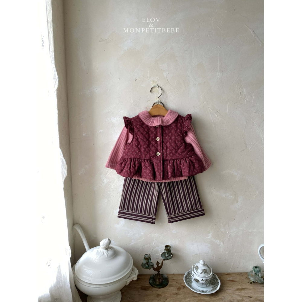 Monpetitbebe 背心 몽쁘띠베베 엘바프릴베스트-細節圖9