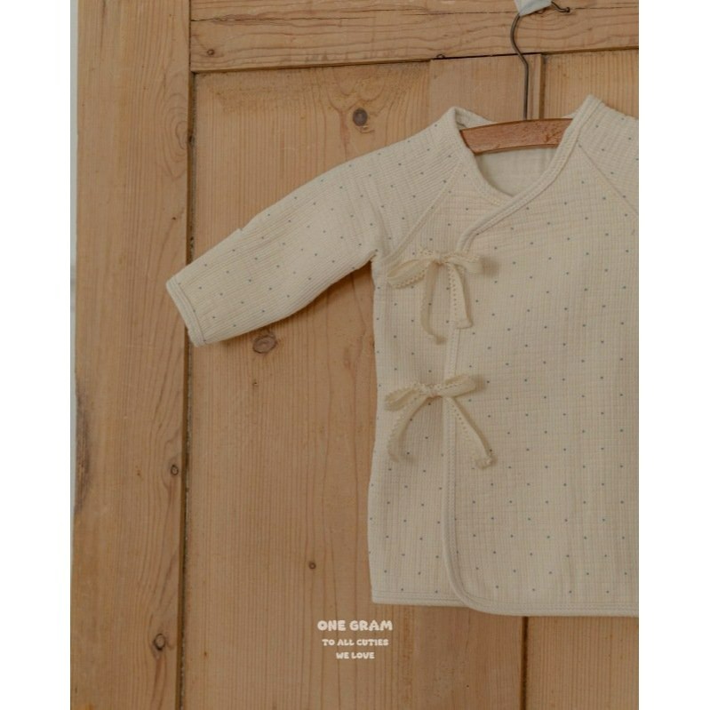 1gram 上衣 일그램 닷츠배넷가운-細節圖2