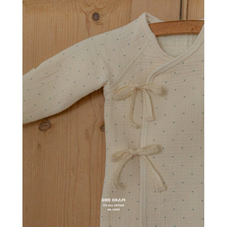 1gram 上衣 일그램 닷츠배넷가운-細節圖3