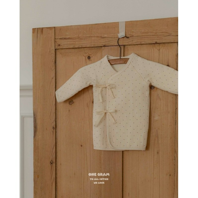 1gram 上衣 일그램 닷츠배넷가운-細節圖6