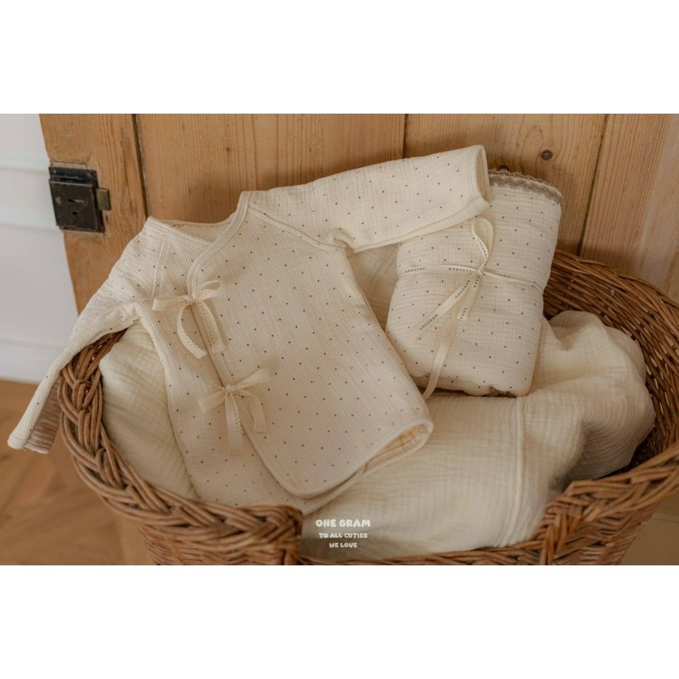 1gram 上衣 일그램 닷츠배넷가운-細節圖7