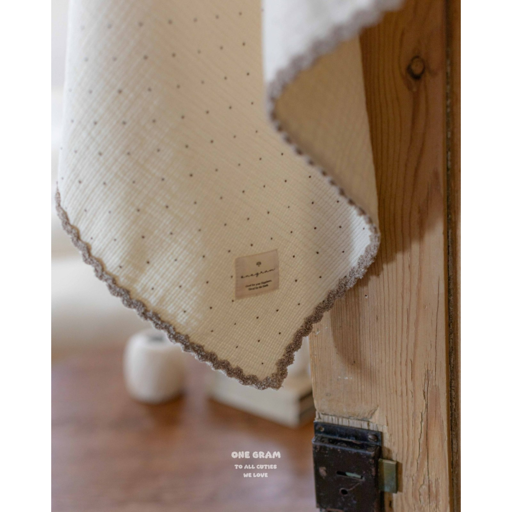 1gram 毛毯 일그램 닷츠블랭킷-細節圖7