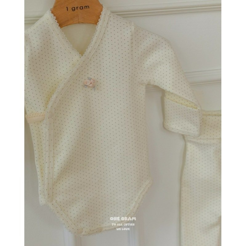 1gram 套裝 包屁衣&內搭褲 일그램 플로배넷&레깅스SET-細節圖5