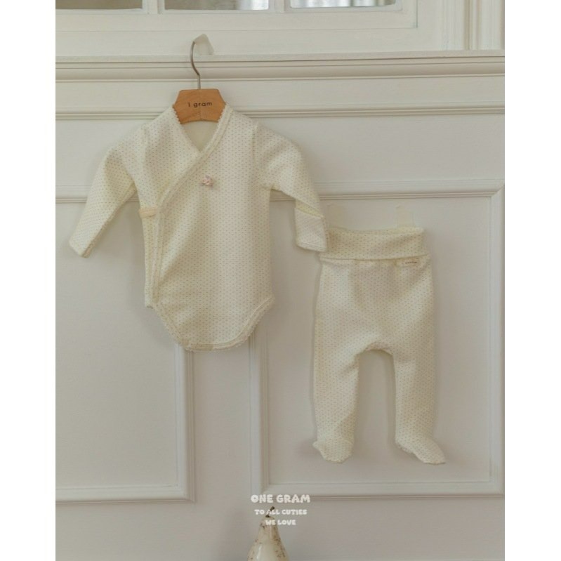 1gram 套裝 包屁衣&內搭褲 일그램 플로배넷&레깅스SET-規格圖9