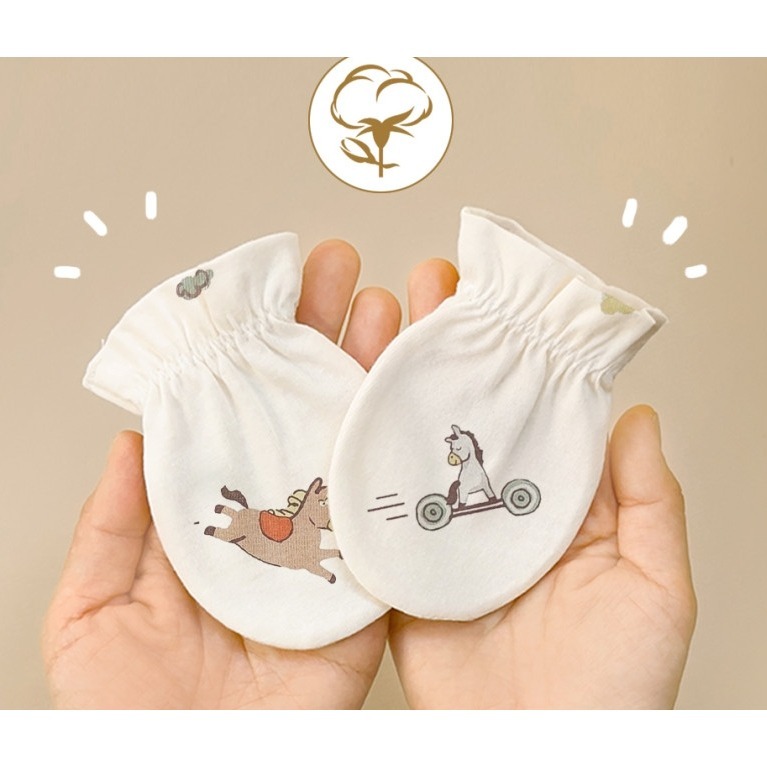 韓國製 IKIY 이키 馬年新生兒紗布衣 含帽-細節圖3