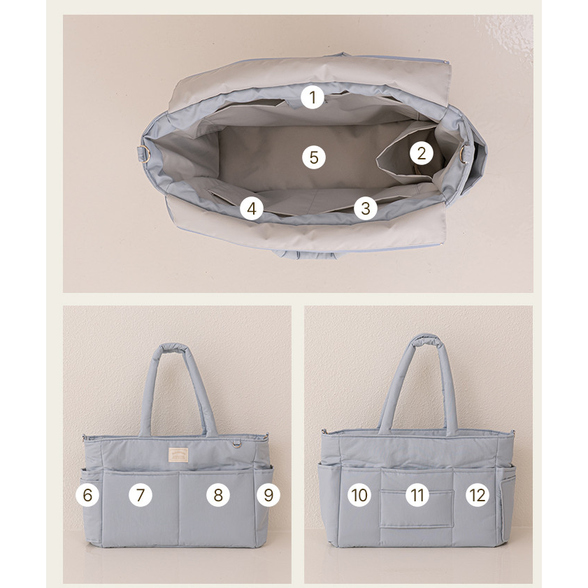 Sloddudu 슬로뚜두 媽媽側背包 이너프 숄더백-細節圖9