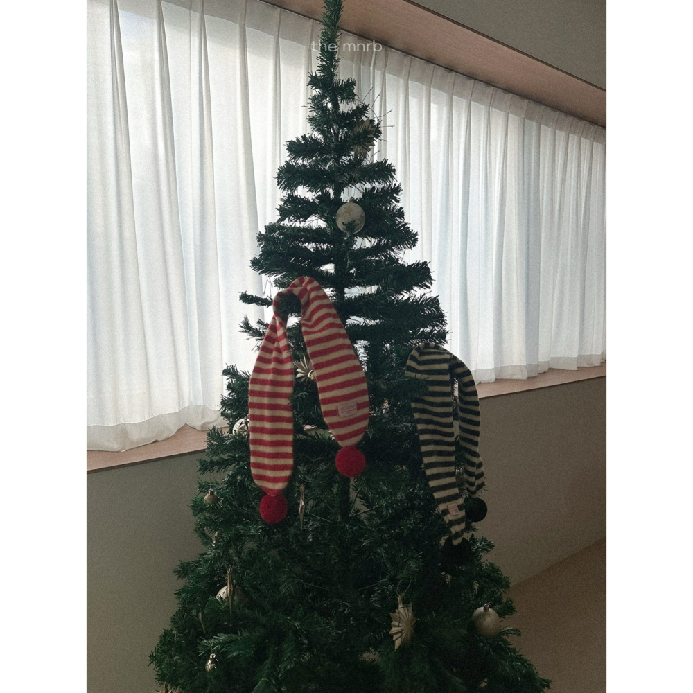 Minirobe 圍巾 미니로브 방울머플러-細節圖2