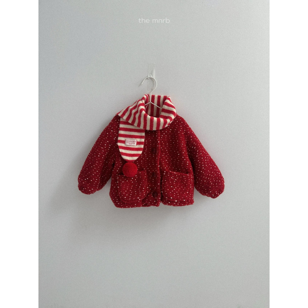 Minirobe 圍巾 미니로브 방울머플러-細節圖9