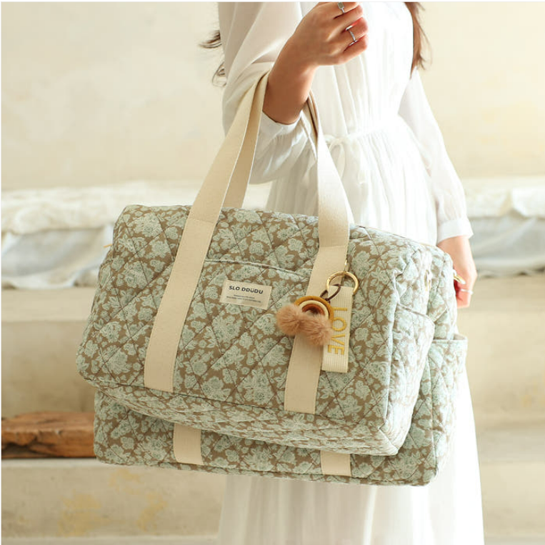 Sloddudu 슬로뚜두 花朵 媽媽包  블러썸백(베이지)-細節圖3