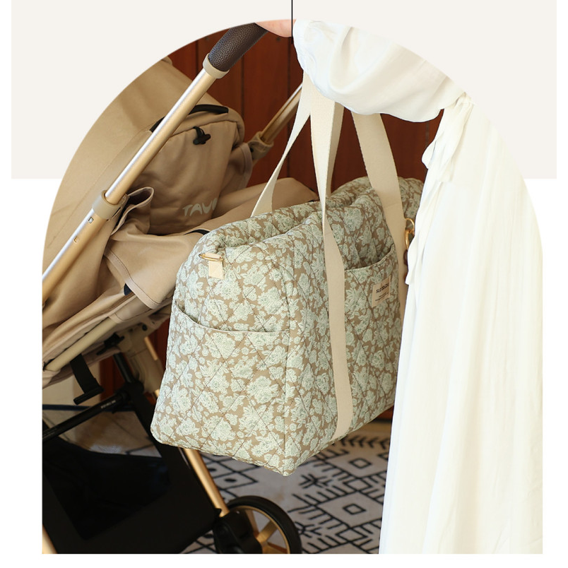 Sloddudu 슬로뚜두 花朵 媽媽包  블러썸백(베이지)-細節圖6