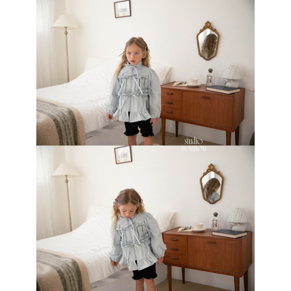 Nounou 外套 누누 리본잠바-細節圖3