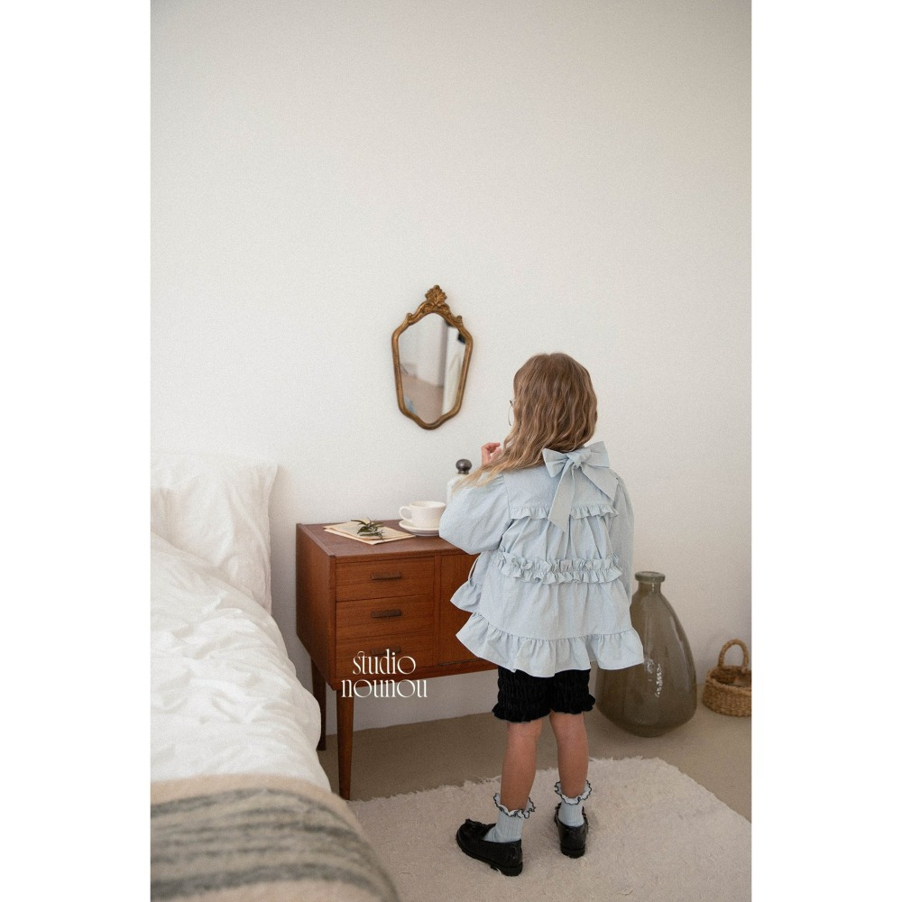 Nounou 外套 누누 리본잠바-細節圖4