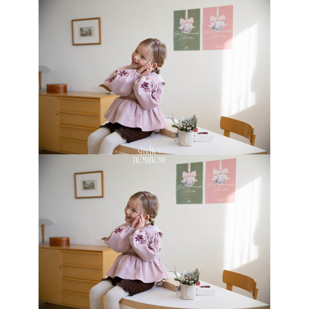 Nounou 上衣 누누 삐삐블라우스(자수)-細節圖4