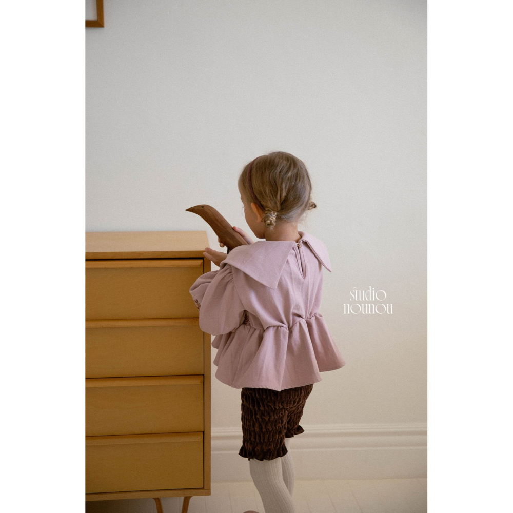 Nounou 上衣 누누 삐삐블라우스(자수)-細節圖11