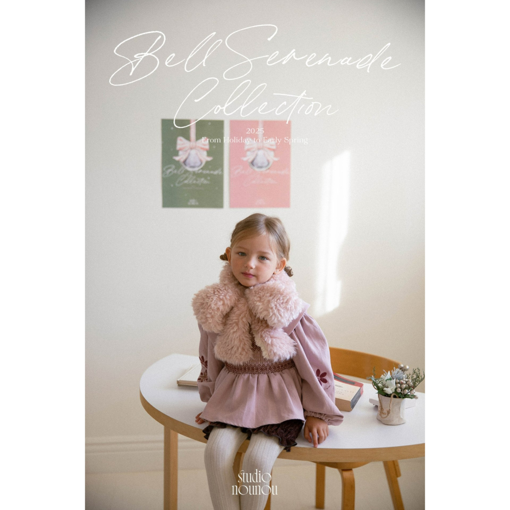 Nounou 圍巾 누누 테디퍼목도리-細節圖2