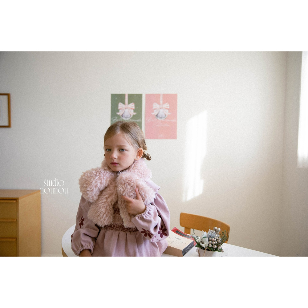 Nounou 圍巾 누누 테디퍼목도리-細節圖5