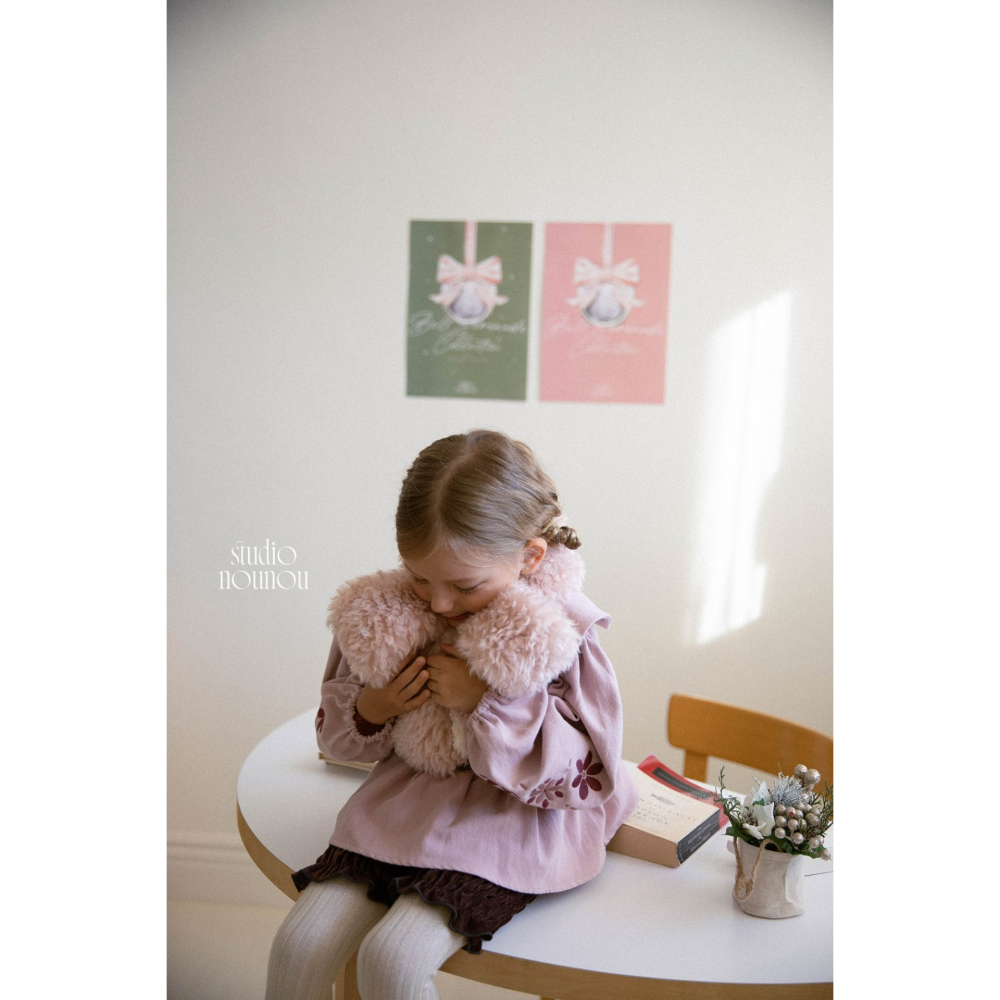 Nounou 圍巾 누누 테디퍼목도리-細節圖6