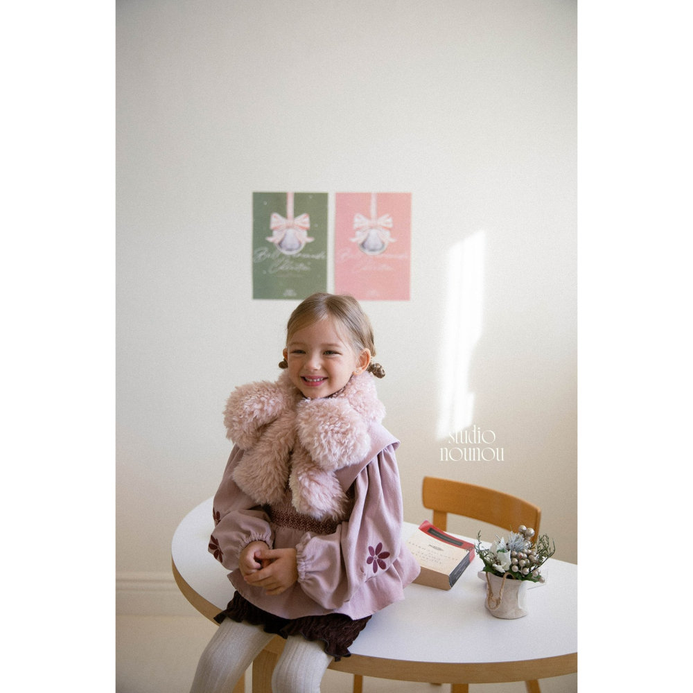 Nounou 圍巾 누누 테디퍼목도리-細節圖7